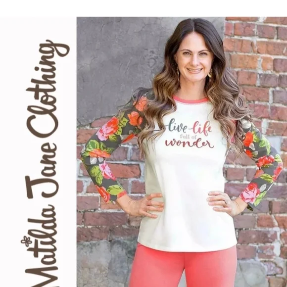 NWT MATILDA JANE WOMEN’S Wonderful Life Tee - Picture 7 of 7